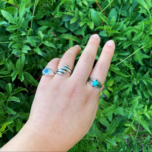 stacked silver ring 💓 - Picture 4 of 9